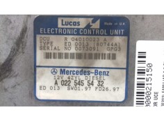 Recambio de centralita motor uce para mercedes-benz clase c (w202) familiar 220 t diesel (202.182) referencia OEM IAM A022545543 2