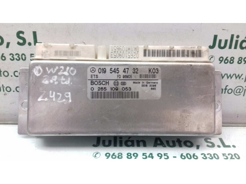 Recambio de centralita abs para mercedes-benz clase e (w210) berlina diesel 290 turbodiesel (210.017) referencia OEM IAM 0195454
