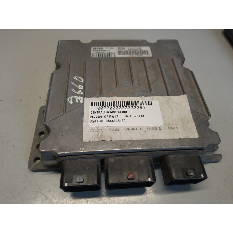 Recambio de centralita motor uce para peugeot 307 (s1) xr referencia OEM IAM 9644895180 5WS40020GT SIEMENS