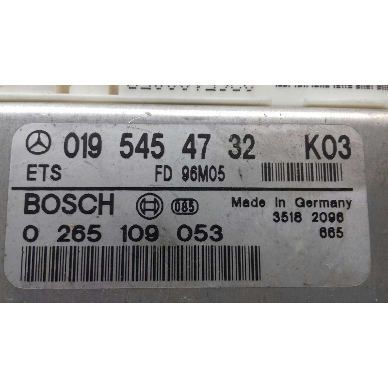Recambio de centralita abs para mercedes-benz clase e (w210) berlina diesel 290 turbodiesel (210.017) referencia OEM IAM 0195454