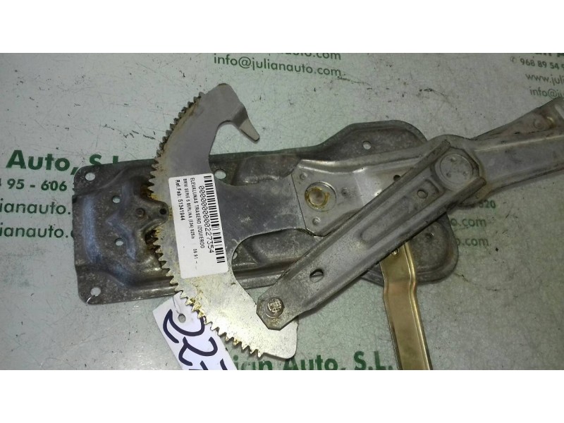 Recambio de elevalunas trasero izquierdo para bmw serie 5 berlina (e34) 525ix referencia OEM IAM 51341944  ELECTRICO