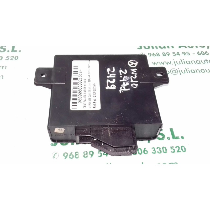 Recambio de centralita faros xenon para mercedes-benz clase e (w210) berlina diesel 290 turbodiesel (210.017) referencia OEM IAM