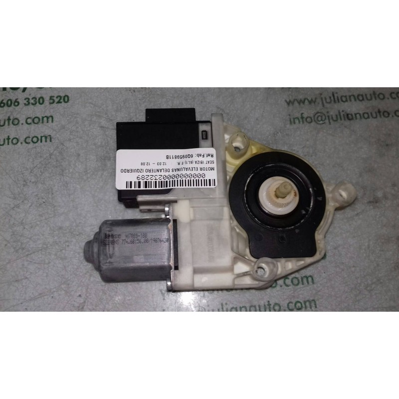 Recambio de motor elevalunas delantero izquierdo para seat ibiza (6l1) f.r. referencia OEM IAM 6Q0959811B 986036105 060817