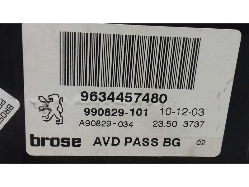 Recambio de motor elevalunas delantero derecho para peugeot 307 break / sw (s1) break xr referencia OEM IAM 9634457480 990829101