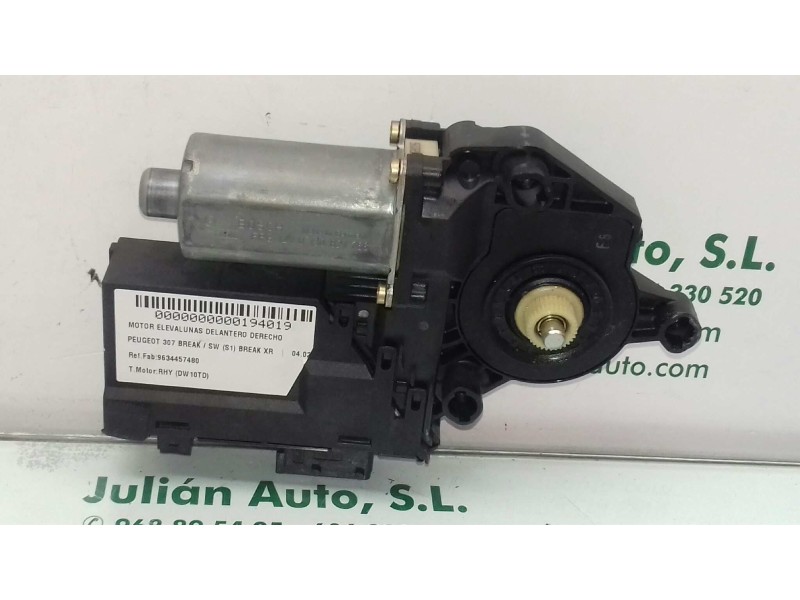 Recambio de motor elevalunas delantero derecho para peugeot 307 break / sw (s1) break xr referencia OEM IAM 9634457480 990829101