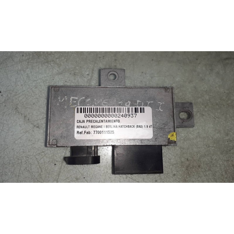 Recambio de caja precalentamiento para renault megane i berlina hatchback (ba0) 1.9 dt rn referencia OEM IAM 7700111525 NAGARES 