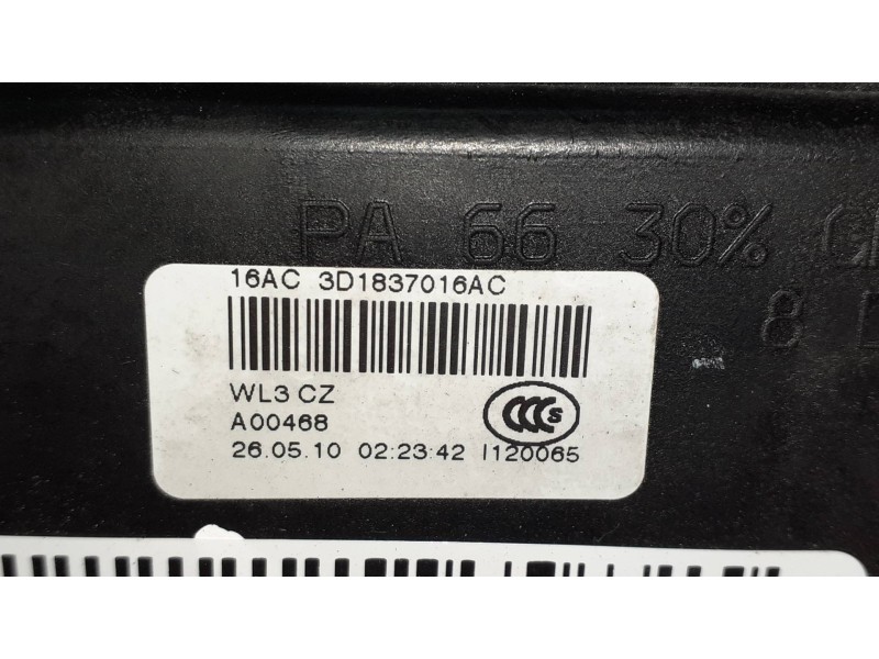 Recambio de cerradura puerta delantera derecha para skoda octavia berlina (1z3) active referencia OEM IAM 3D1837016AC AZUL ELECT