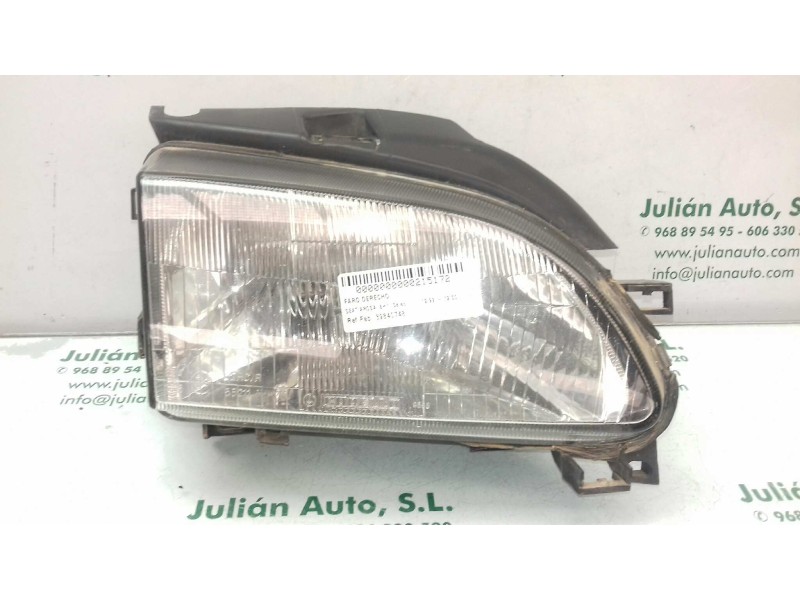 Recambio de faro derecho para seat arosa (6h1) select referencia OEM IAM 39840748  MAGNETI MARELLI
