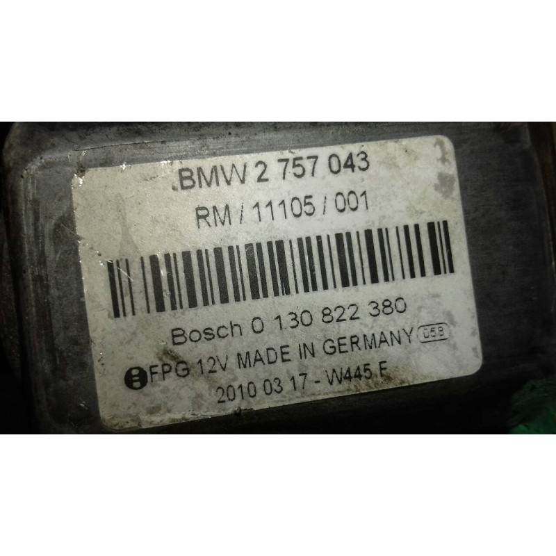 Recambio de elevalunas delantero izquierdo para bmw mini (r56) one referencia OEM IAM 2757043 COONECTOR 6 PINES ELECTRICO