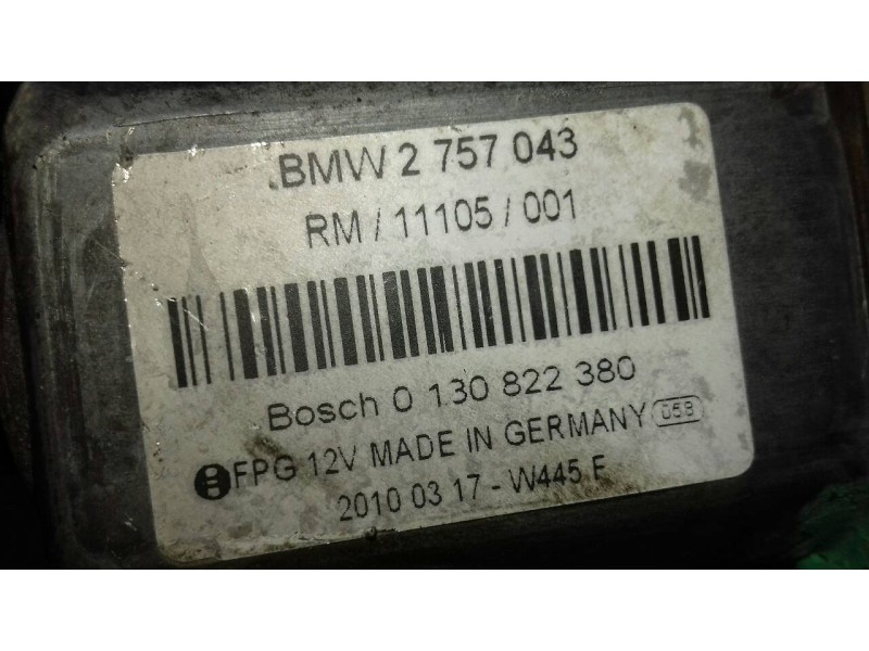 Recambio de elevalunas delantero izquierdo para bmw mini (r56) one referencia OEM IAM 2757043 COONECTOR 6 PINES ELECTRICO