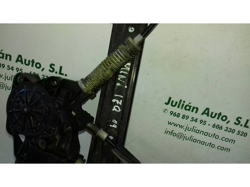 Recambio de elevalunas delantero izquierdo para bmw mini (r56) one referencia OEM IAM 2757043 COONECTOR 6 PINES ELECTRICO