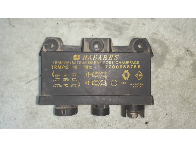 Recambio de caja precalentamiento para renault 19 hatchback (b/c53) tde limited referencia OEM IAM 7700856789  NAGARES