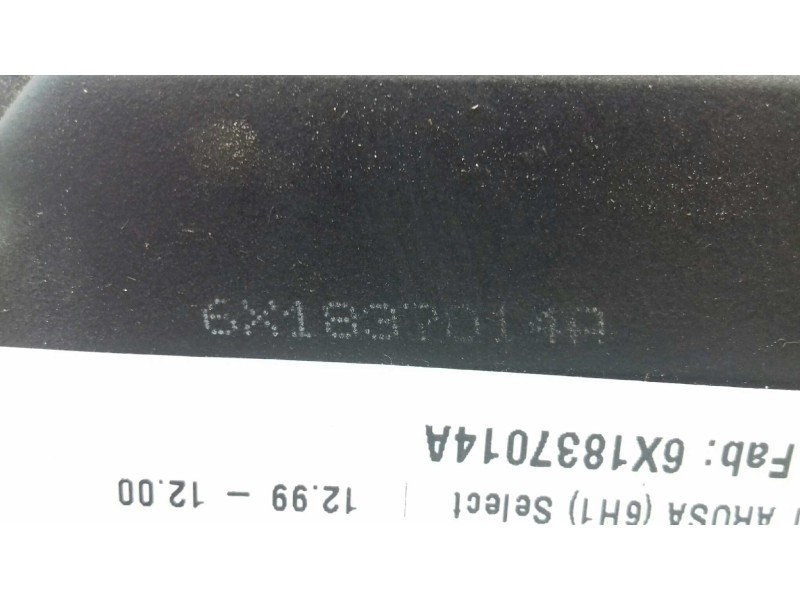 Recambio de cerradura puerta delantera derecha para seat arosa (6h1) select referencia OEM IAM 6X1837014A 4+4 PINES NEGRO