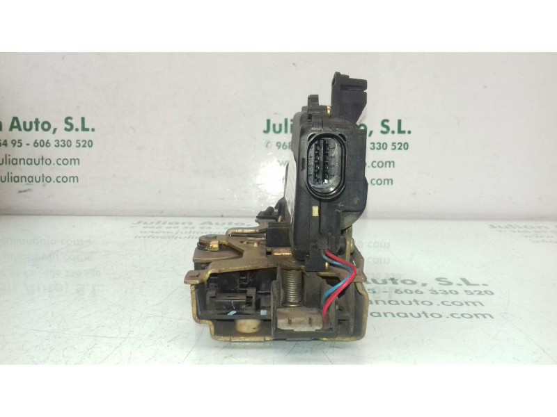 Recambio de cerradura puerta delantera derecha para seat arosa (6h1) select referencia OEM IAM 6X1837014A 4+4 PINES NEGRO