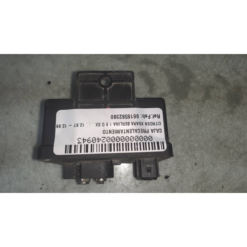 Recambio de caja precalentamiento para citroen xsara berlina 1.9 d sx referencia OEM IAM 9616582380 PPC712 NAGARES