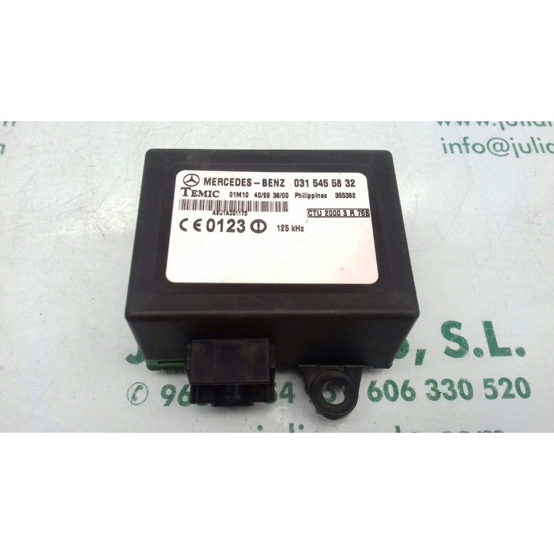 Recambio de centralita cierre para mercedes-benz sprinter 02.00  caja cerrada 208 cdi (901.6/902.661-662) referencia OEM IAM 031