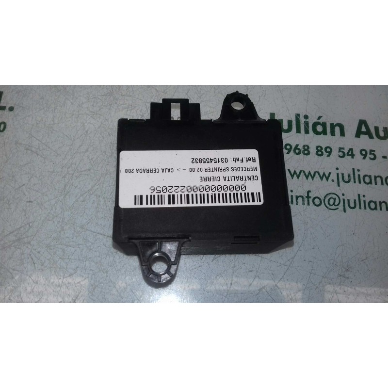 Recambio de centralita cierre para mercedes-benz sprinter 02.00  caja cerrada 208 cdi (901.6/902.661-662) referencia OEM IAM 031