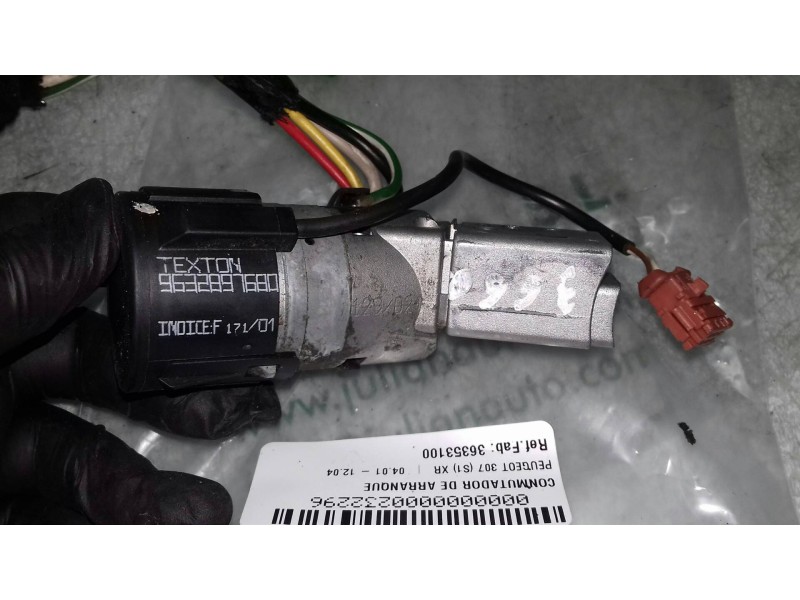 Recambio de conmutador de arranque para peugeot 307 (s1) xr referencia OEM IAM 36353100  