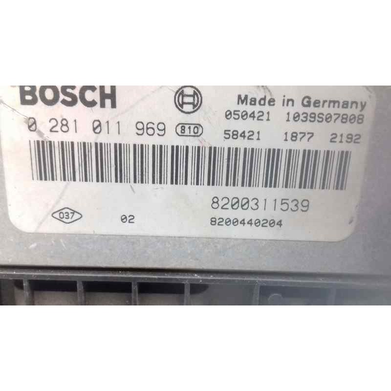 Recambio de centralita motor uce para renault laguna ii (bg0) authentique referencia OEM IAM 8200311539 0281011969 BOSCH