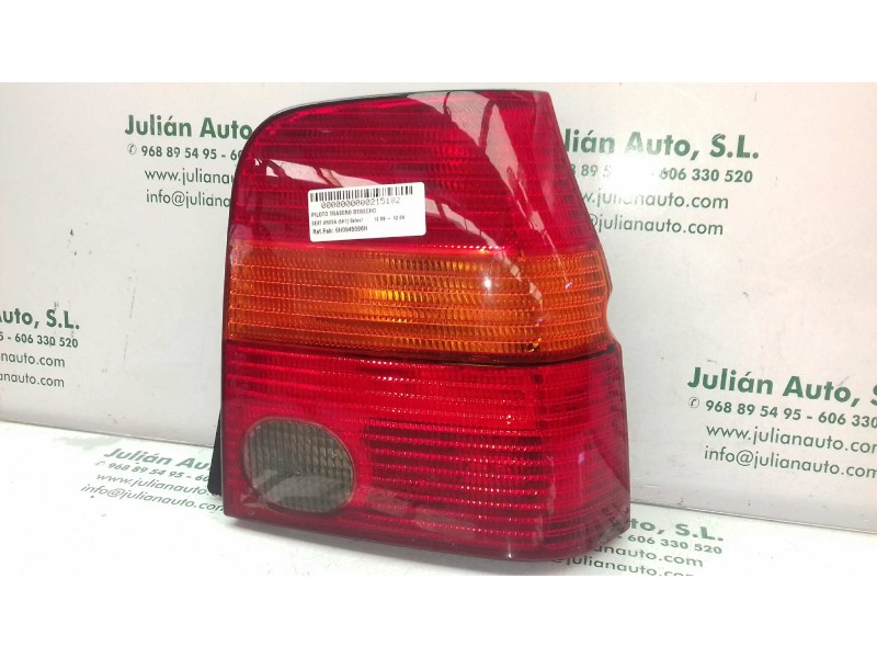 Recambio de piloto trasero derecho para seat arosa (6h1) select referencia OEM IAM 6H0945096H D38020748 