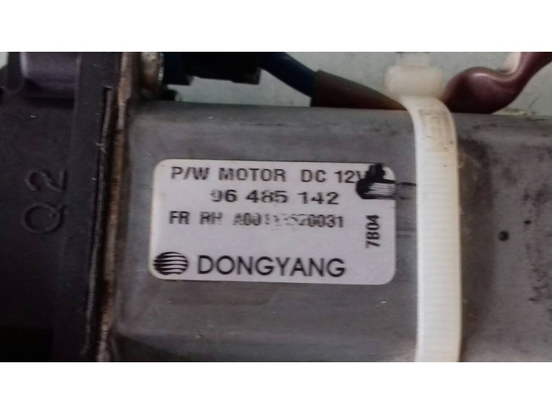 Recambio de elevalunas delantero derecho para chevrolet matiz s referencia OEM IAM 96485142 CONECTOR 2 PINES ELECTRICO