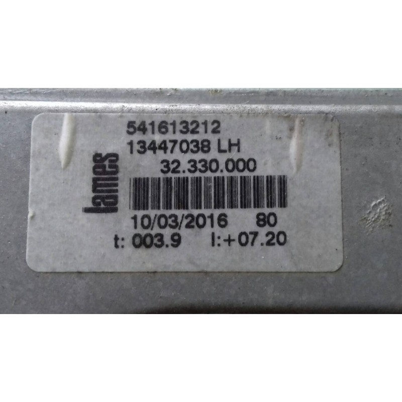 Recambio de elevalunas delantero izquierdo para opel corsa e expression referencia OEM IAM 541613212 13447038LH ELECTRICO