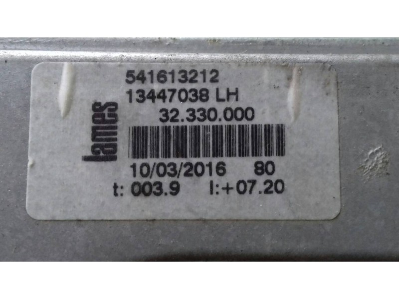 Recambio de elevalunas delantero izquierdo para opel corsa e expression referencia OEM IAM 541613212 13447038LH ELECTRICO