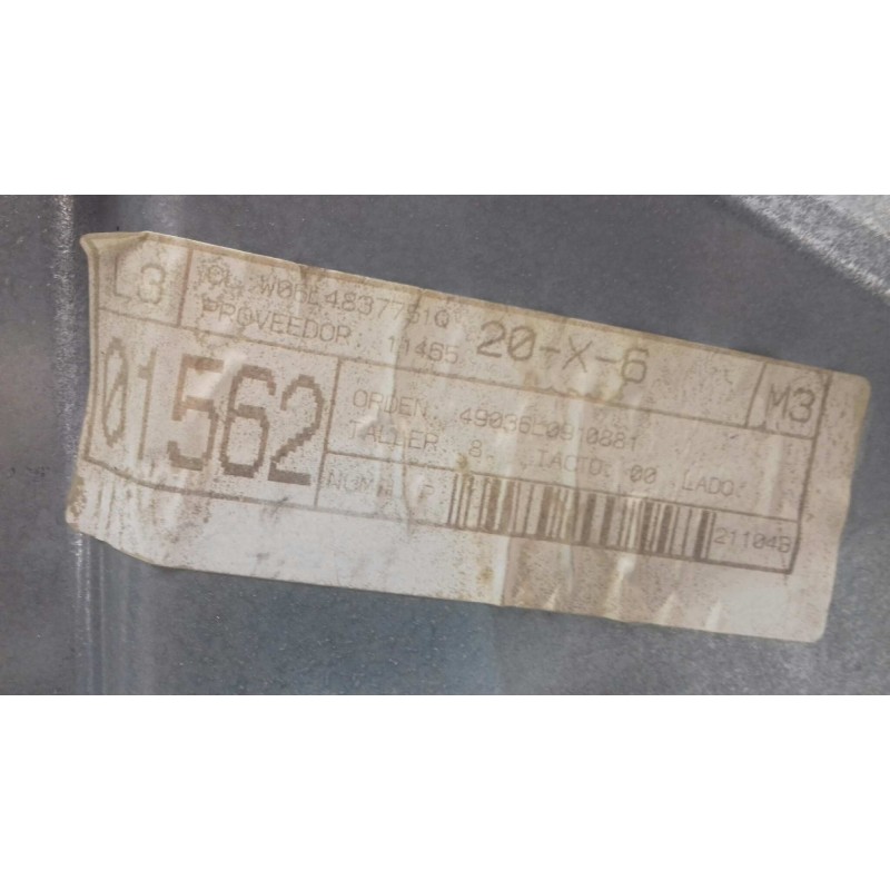 Recambio de elevalunas delantero izquierdo para seat cordoba berlina (6l2) stella referencia OEM IAM 6L4837751Q 6L4837755J ELECT