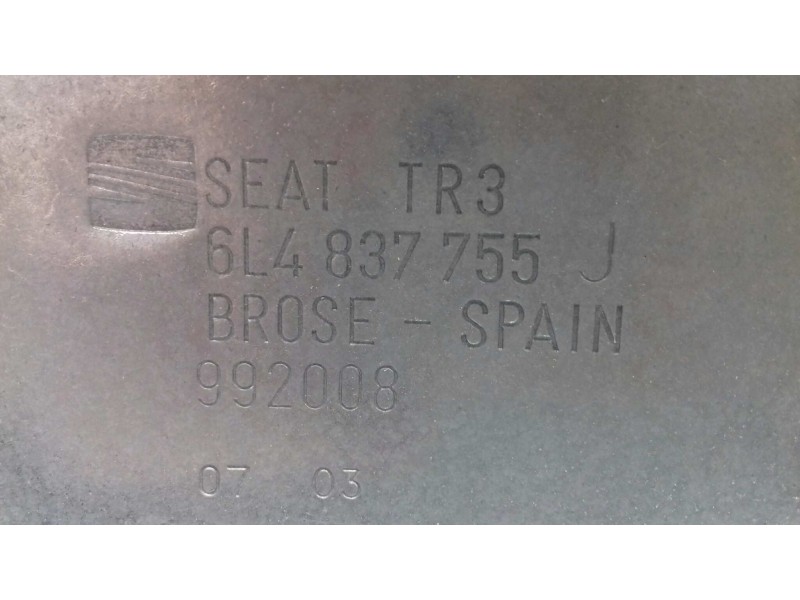 Recambio de elevalunas delantero izquierdo para seat cordoba berlina (6l2) stella referencia OEM IAM 6L4837751Q 6L4837755J ELECT