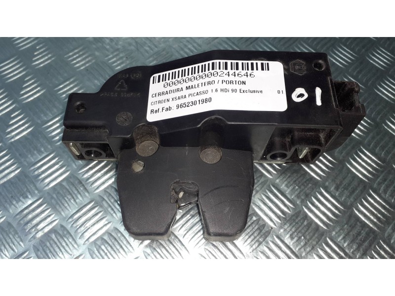 Recambio de cerradura maletero / porton para citroen xsara picasso 1.6 hdi 90 exclusive referencia OEM IAM 9652301980  15100908