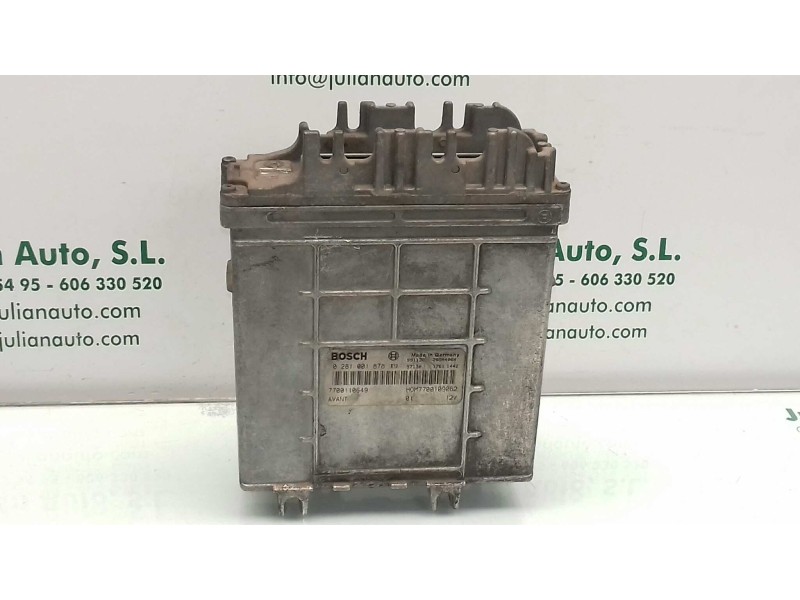 Recambio de centralita motor uce para renault kangoo (f/kc0) alize referencia OEM IAM 7700110649 0281001878 BOSCH
