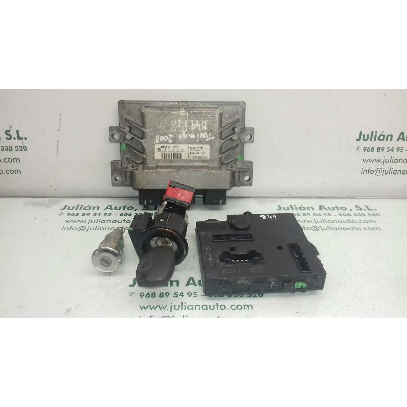 Recambio de centralita motor uce para renault twingo authentique referencia OEM IAM 8200774747 S120200113A KIT - SIEMENS