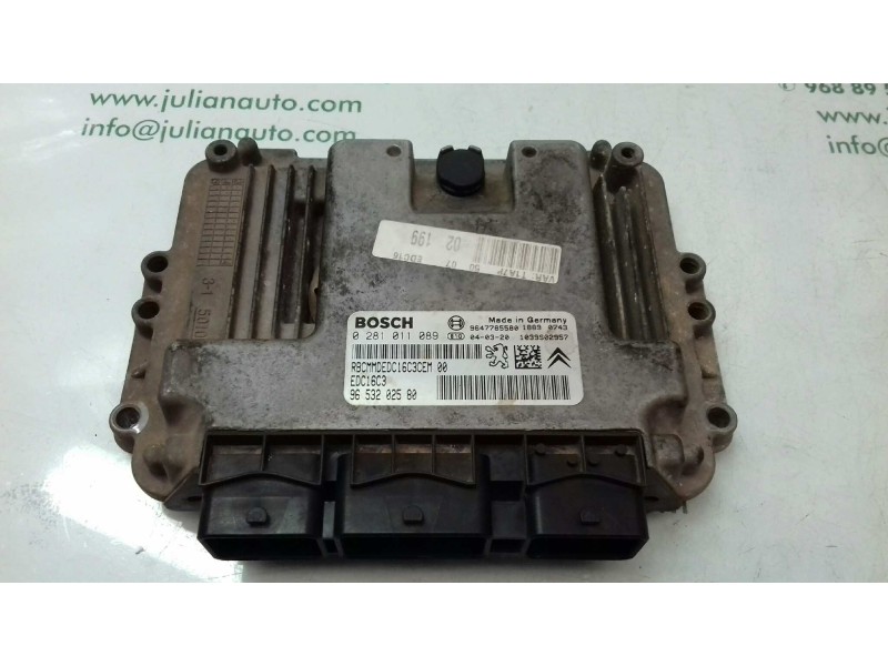 Recambio de centralita motor uce para peugeot 206 berlina xs referencia OEM IAM 0281011089 9653202580 BOSCH