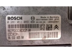 Recambio de centralita motor uce para peugeot 206 berlina xs referencia OEM IAM 0281011089 9653202580 BOSCH 2