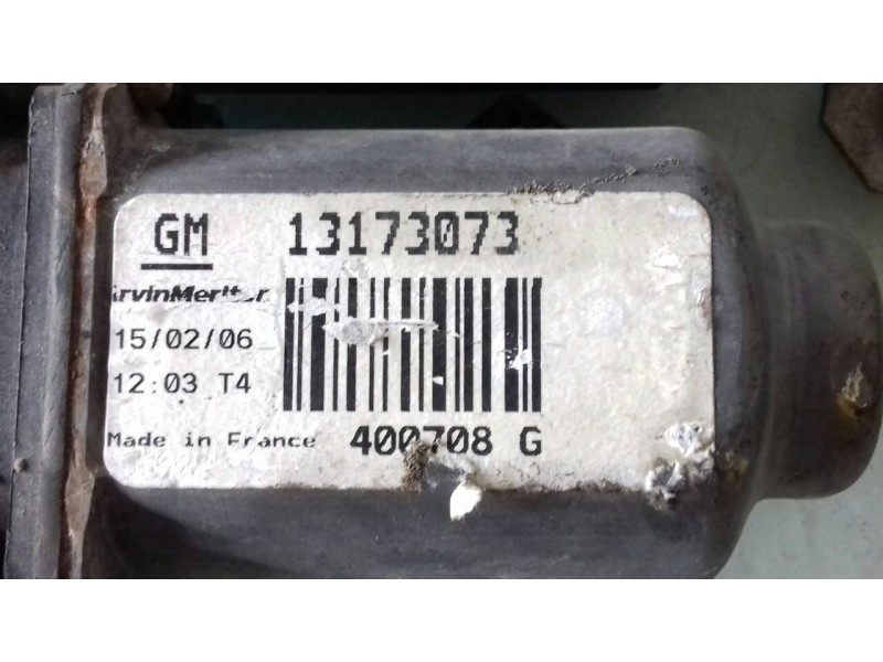 Recambio de elevalunas delantero izquierdo para opel corsa c essentia referencia OEM IAM 13173073 13222281LH ELECTRICO