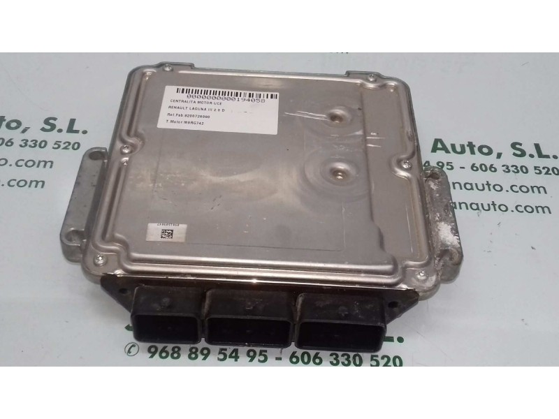 Recambio de centralita motor uce para renault laguna iii 2.0 d referencia OEM IAM 8200726880 0281014354 BOSCH