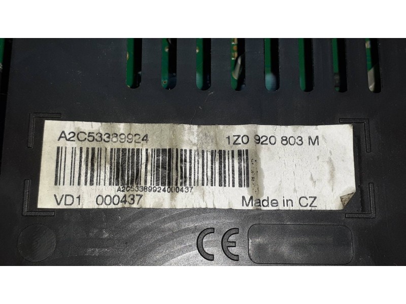 Recambio de cuadro instrumentos para skoda octavia berlina (1z3) active referencia OEM IAM 1Z0920803M A2C53025764 