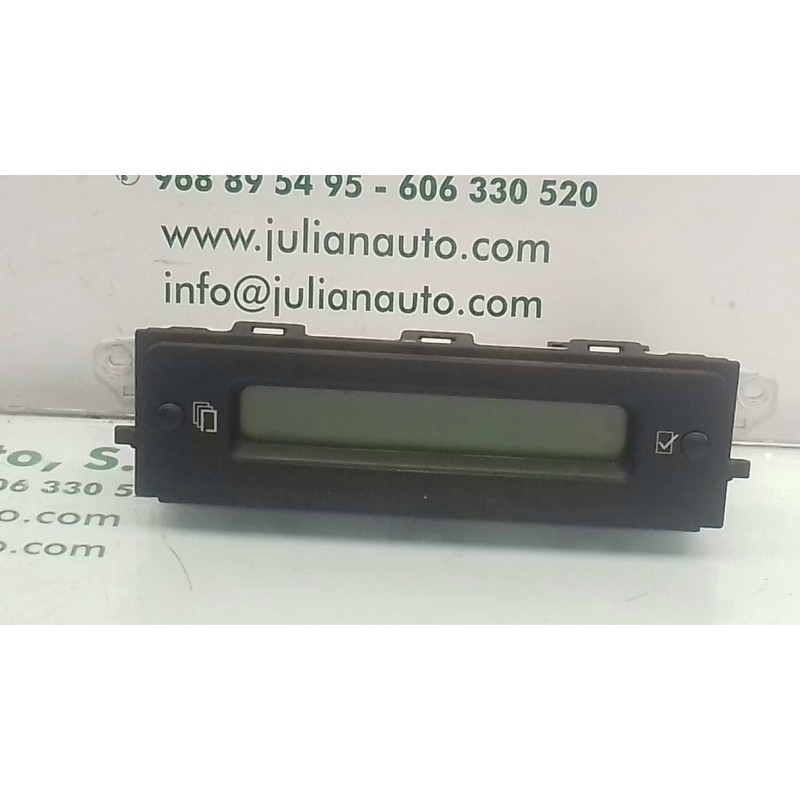 Recambio de pantalla multifuncion para citroen xantia berlina referencia OEM IAM 9643654377  SAGEM