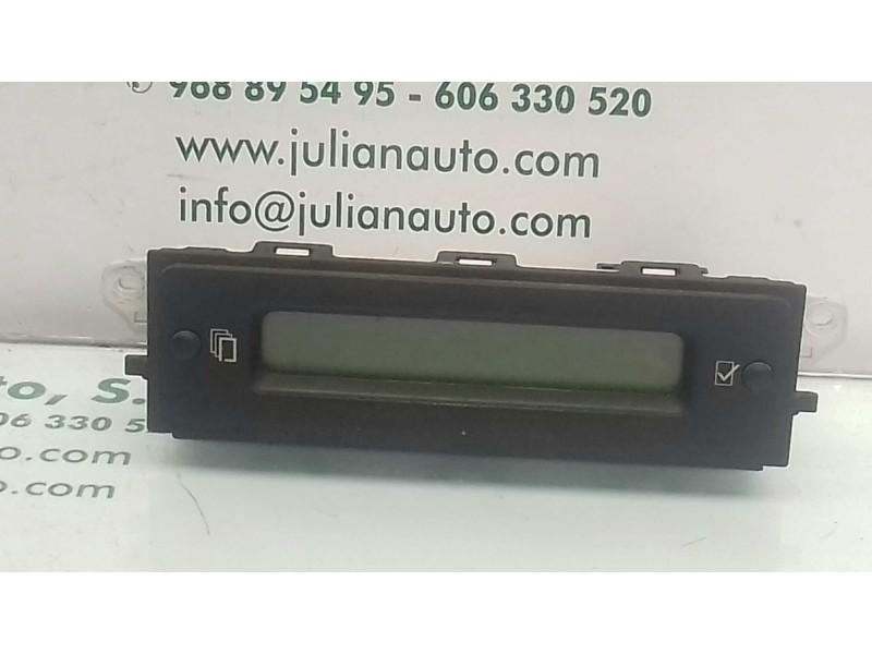 Recambio de pantalla multifuncion para citroen xantia berlina referencia OEM IAM 9643654377  SAGEM
