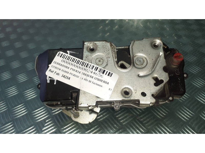 Recambio de cerradura puerta trasera izquierda para citroen xsara picasso 1.6 hdi 90 exclusive referencia OEM IAM 3429A  CONECTO