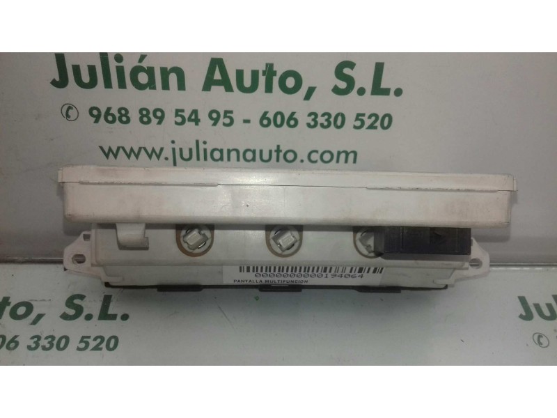 Recambio de pantalla multifuncion para citroen xantia berlina referencia OEM IAM 9643654377  SAGEM