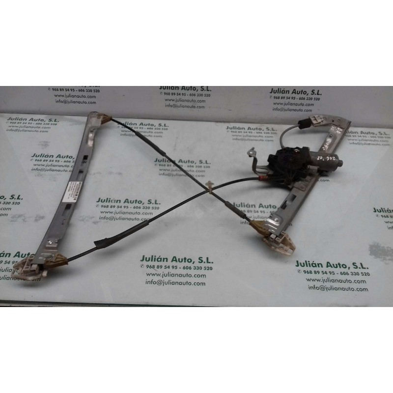 Recambio de elevalunas delantero derecho para peugeot 206 berlina xt referencia OEM IAM 9637530580  ELECTRICO