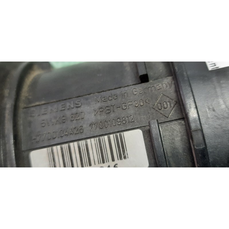 Recambio de caudalimetro para renault megane ii classic berlina confort authentique referencia OEM IAM 7700109812 5WK9620 SIEMEN