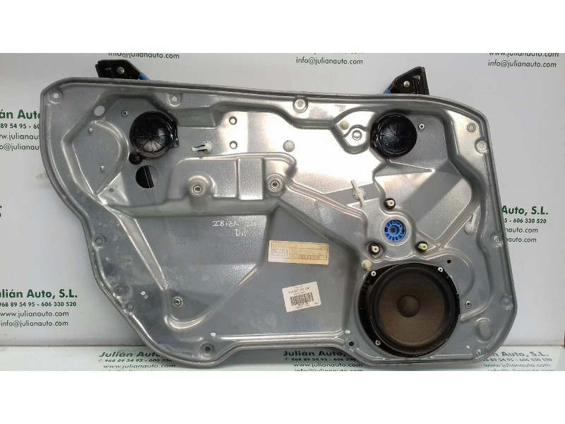 Recambio de elevalunas delantero izquierdo para seat ibiza (6l1) cool referencia OEM IAM 6L4837751  ELECTRICO