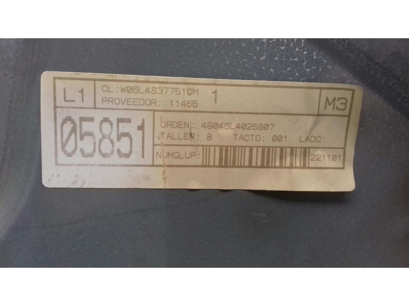 Recambio de elevalunas delantero izquierdo para seat ibiza (6l1) cool referencia OEM IAM 6L4837751  ELECTRICO