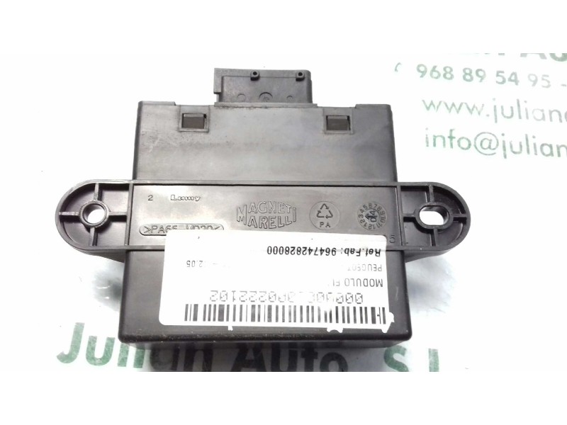 Recambio de modulo electronico para peugeot 407 st confort pack referencia OEM IAM 964742828000 09733309900 MAGNETI MARELLI