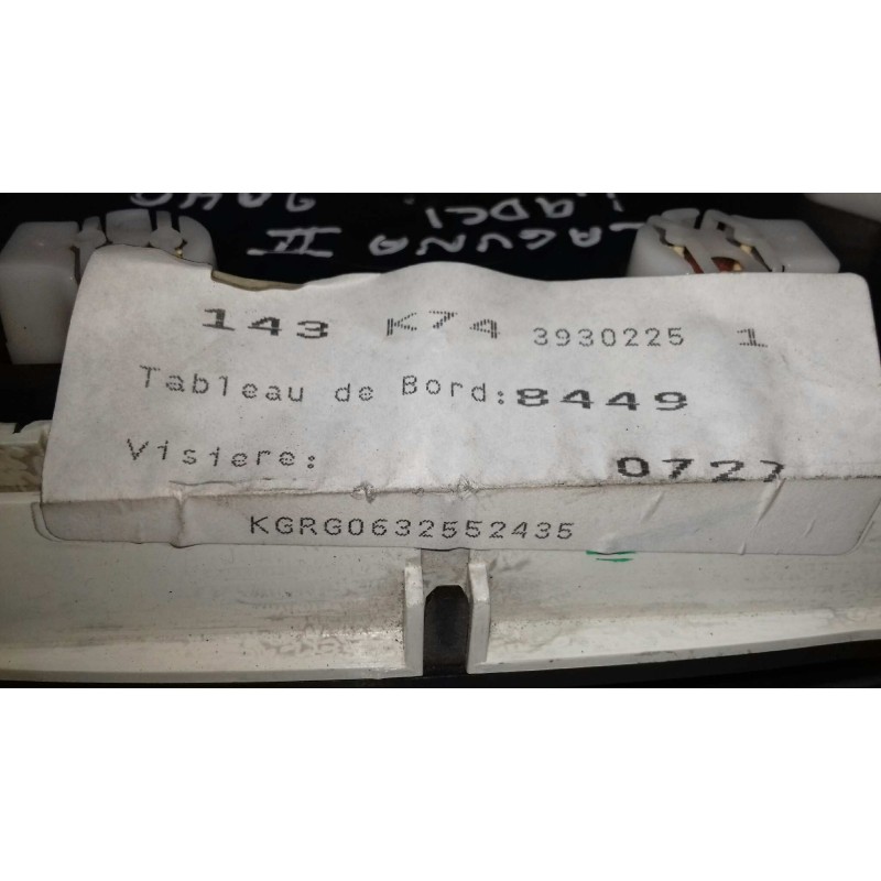 Recambio de cuadro instrumentos para renault laguna ii grandtour (kg0) privilege luxe referencia OEM IAM 8200328449 5514000062 J