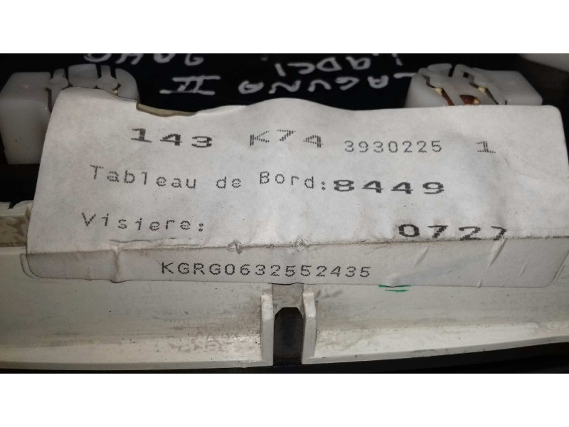 Recambio de cuadro instrumentos para renault laguna ii grandtour (kg0) privilege luxe referencia OEM IAM 8200328449 5514000062 J