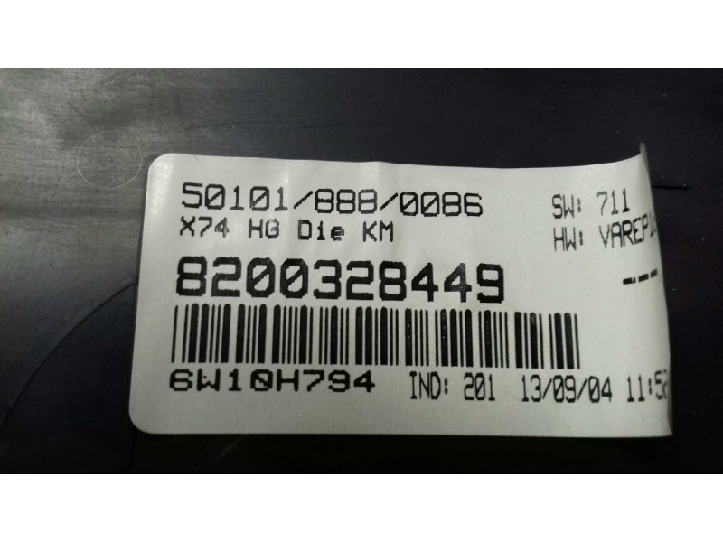 Recambio de cuadro instrumentos para renault laguna ii grandtour (kg0) privilege luxe referencia OEM IAM 8200328449 5514000062 J