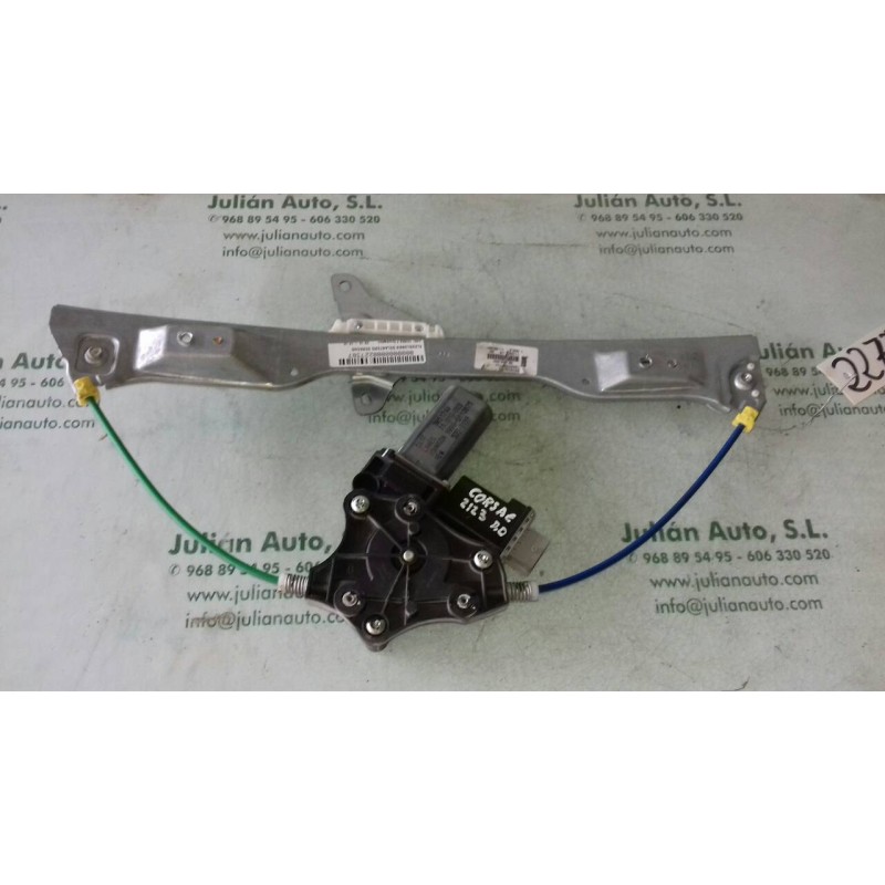 Recambio de elevalunas delantero derecho para opel corsa e expression referencia OEM IAM 19995YY0625 71019003 ELECTRICO